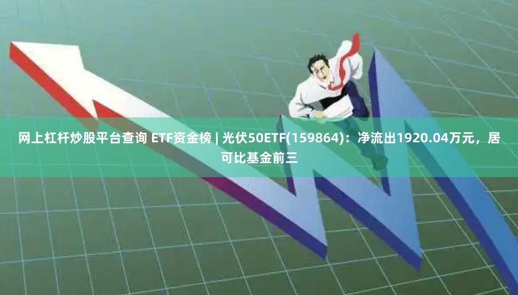 网上杠杆炒股平台查询 ETF资金榜 | 光伏50ETF(159864)：净流出1920.04万元，居可比基金前三