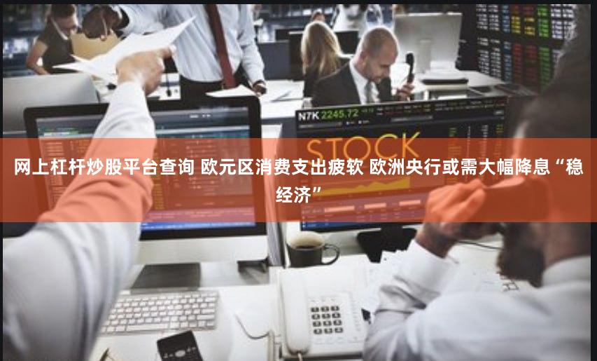 网上杠杆炒股平台查询 欧元区消费支出疲软 欧洲央行或需大幅降息“稳经济”