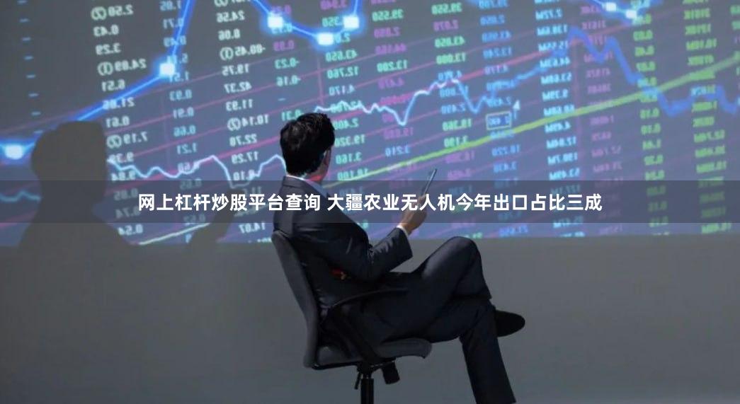 网上杠杆炒股平台查询 大疆农业无人机今年出口占比三成